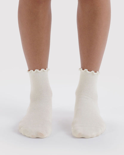 LETTUCE EDGE SOCK SET OF 2 - US 5492